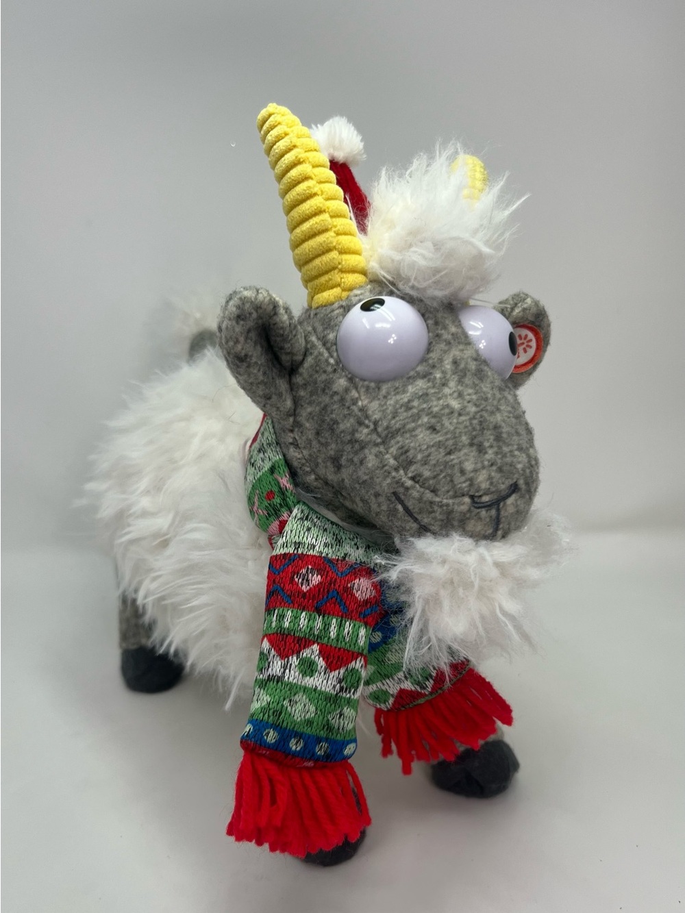 Hallmark Screaming Goat Plush Toy Sound Christmas Animated WORKS VIDEO Holiday